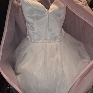 NWT Private Label Wedding Dress Ballgown Ivory Size 12 Not Altered.